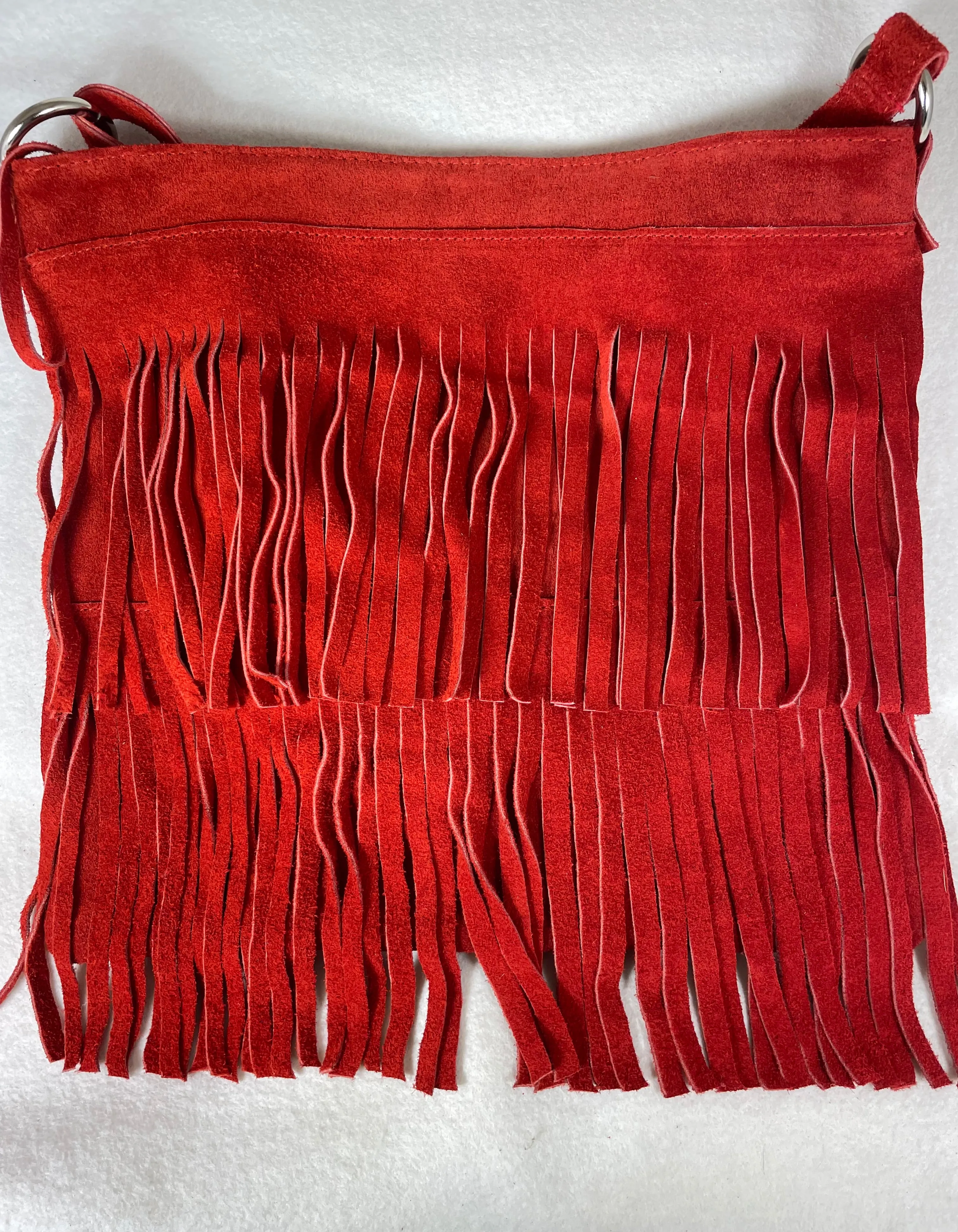 * Fringe Bag- Red