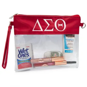 ΔΣΘ Stadium-Approved Clear Crossbody Bag