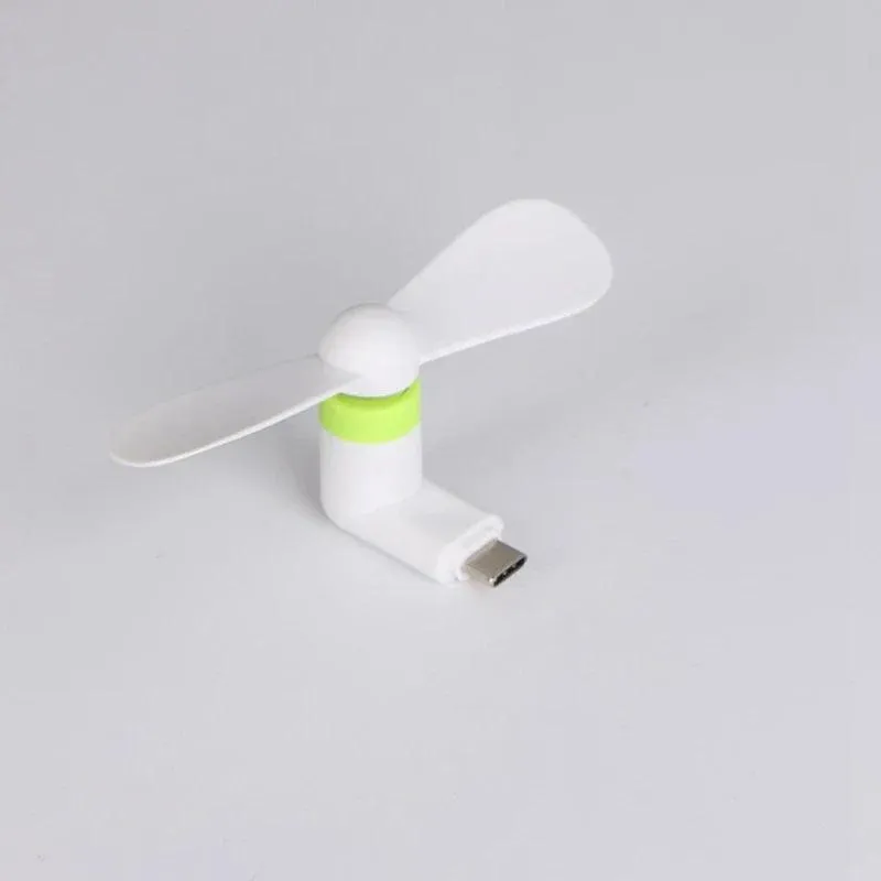 1W Creative Portable Mini Micro USB Fan Mobile Phone Power Bank Fan USB Cool Gadgets Cooling Fans For Macbook Pro Type-C Android