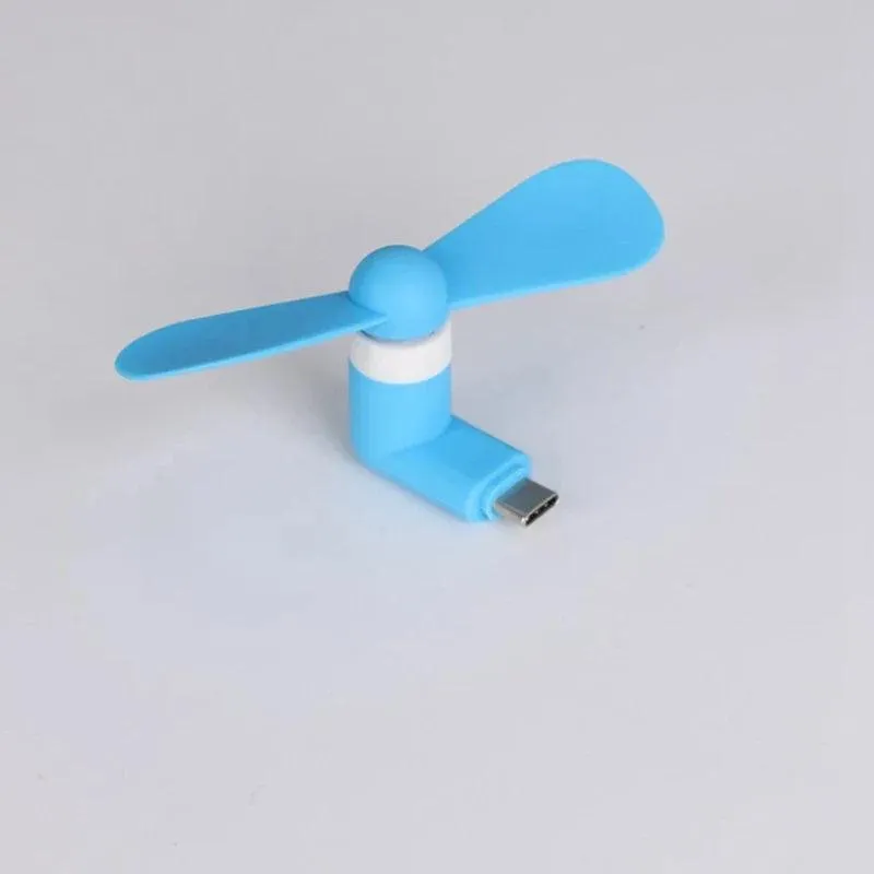 1W Creative Portable Mini Micro USB Fan Mobile Phone Power Bank Fan USB Cool Gadgets Cooling Fans For Macbook Pro Type-C Android