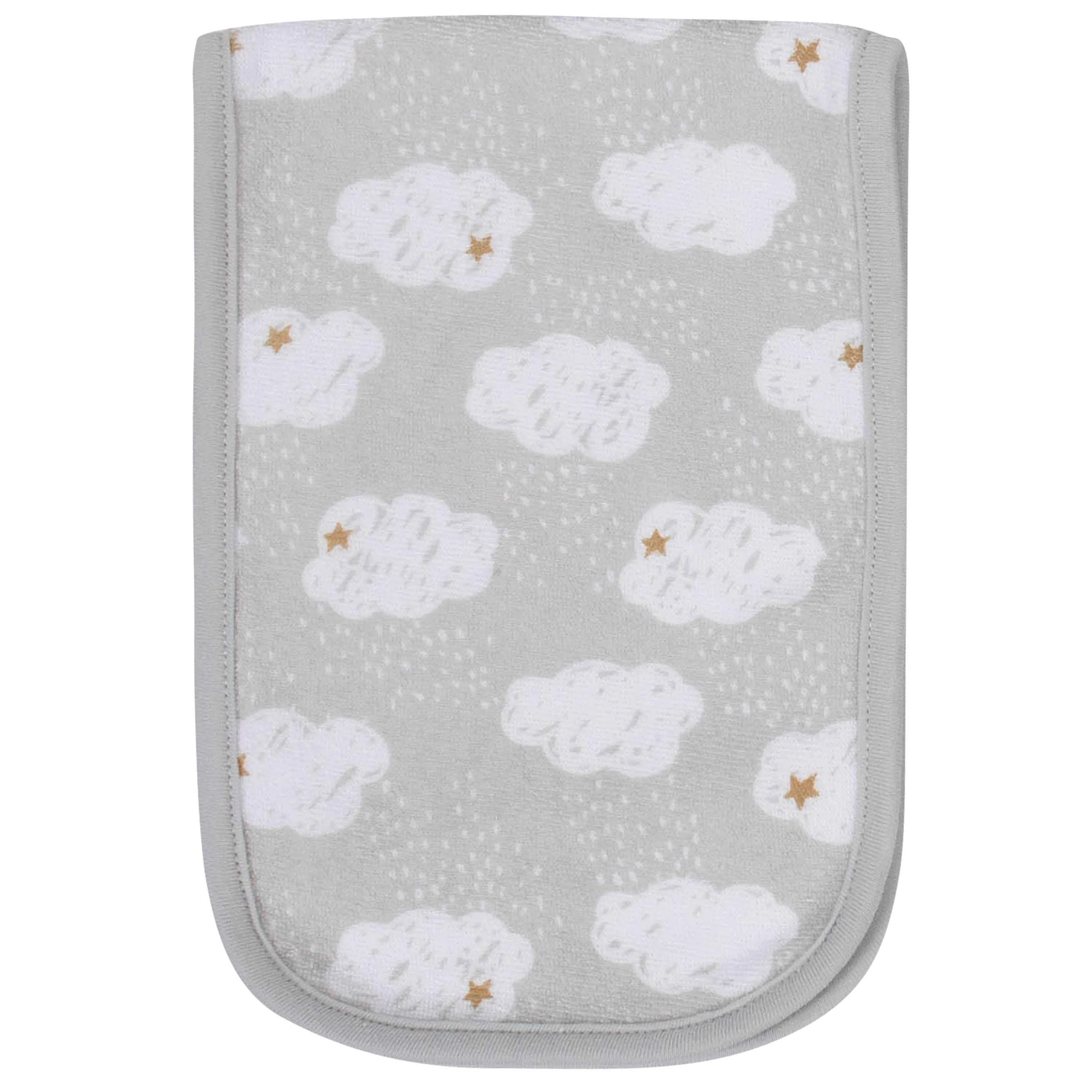 3-Pack Baby Neutral Sheep Terry Burp Cloths