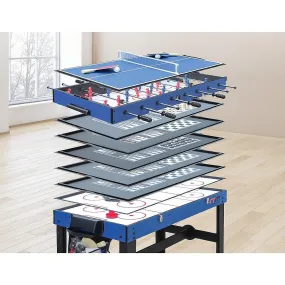 4FT 12-in-1 Combo Games Tables Foosball Soccer Basketball Hockey Pool