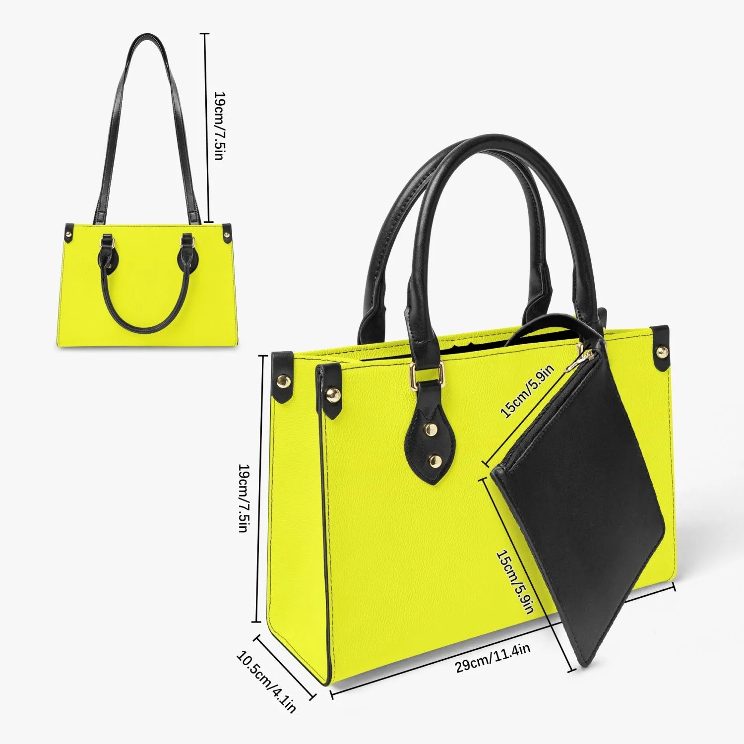 876. Tote Bag - Long Strap and Inner Bag