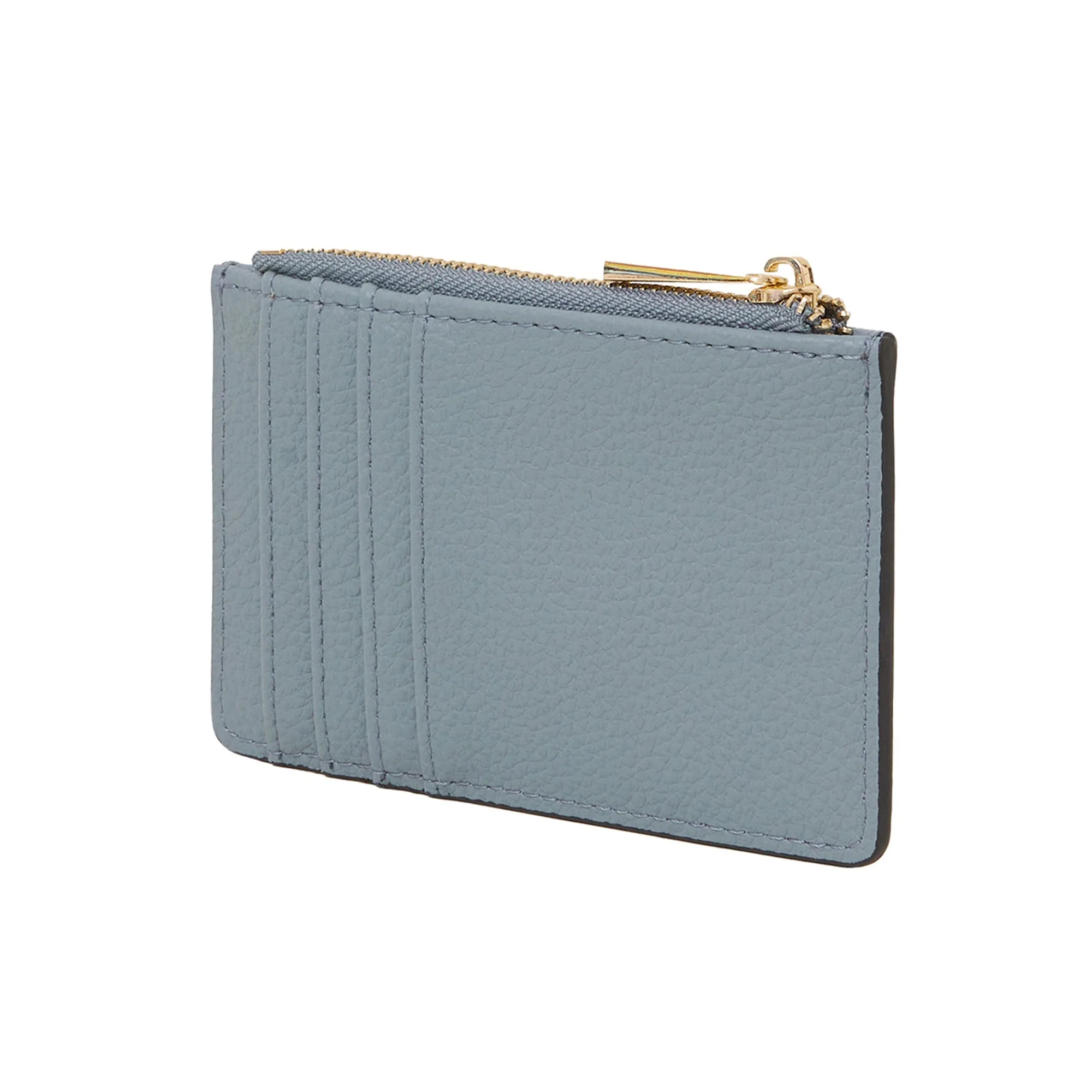 Accessorize London Women's Floral Embroidered Card Holder Blue