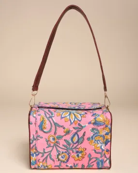 Adara Cotton Block Printed Satchel Bag