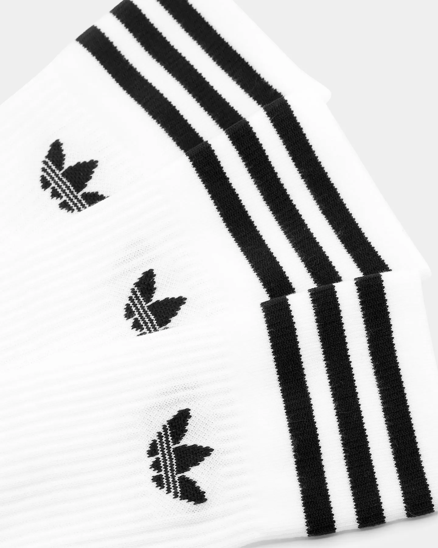 Adidas Solid Crew Sock 3 Pack White/Black