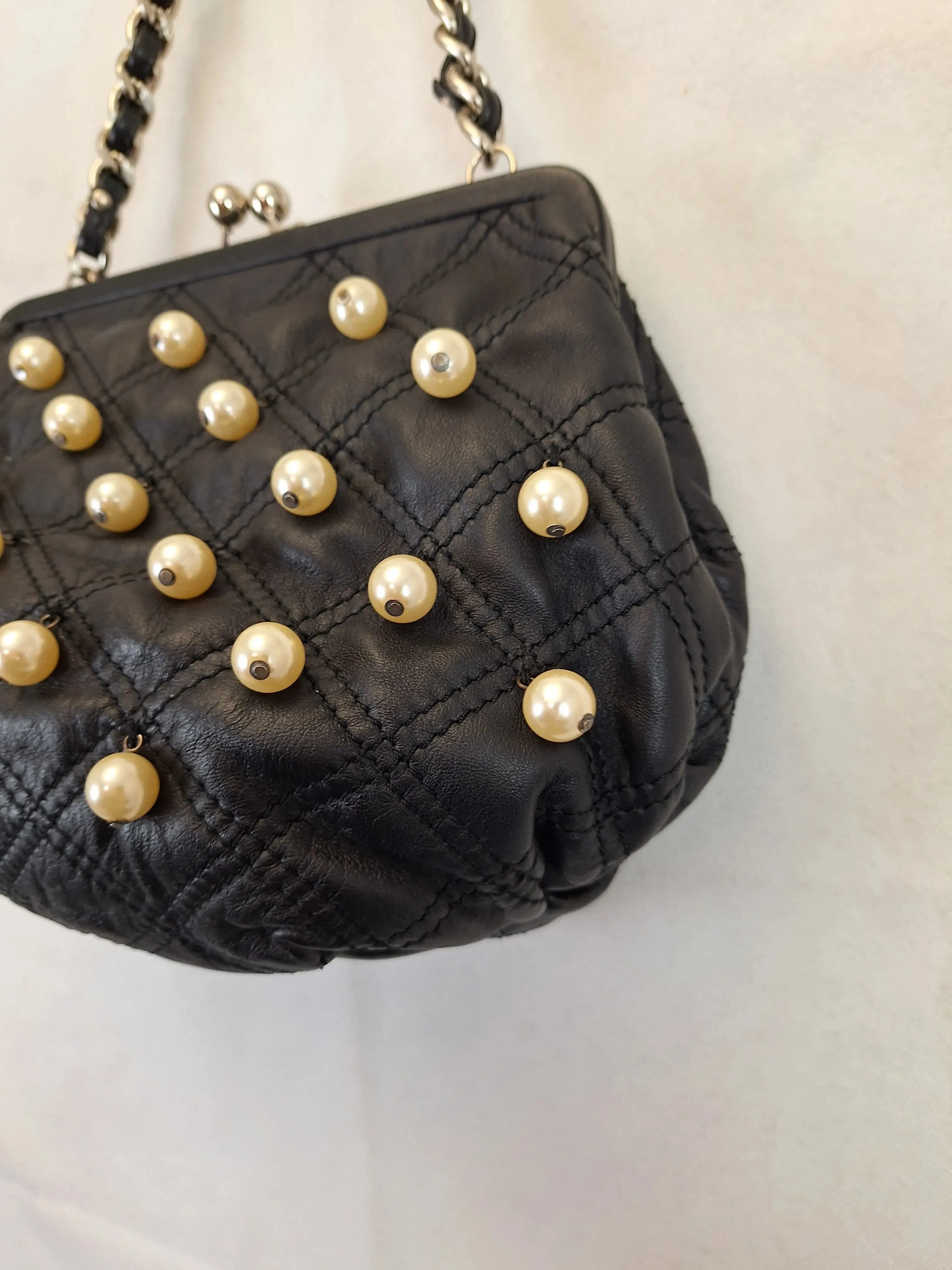 Alannah Hill Elegant Pearl Pouch Bag