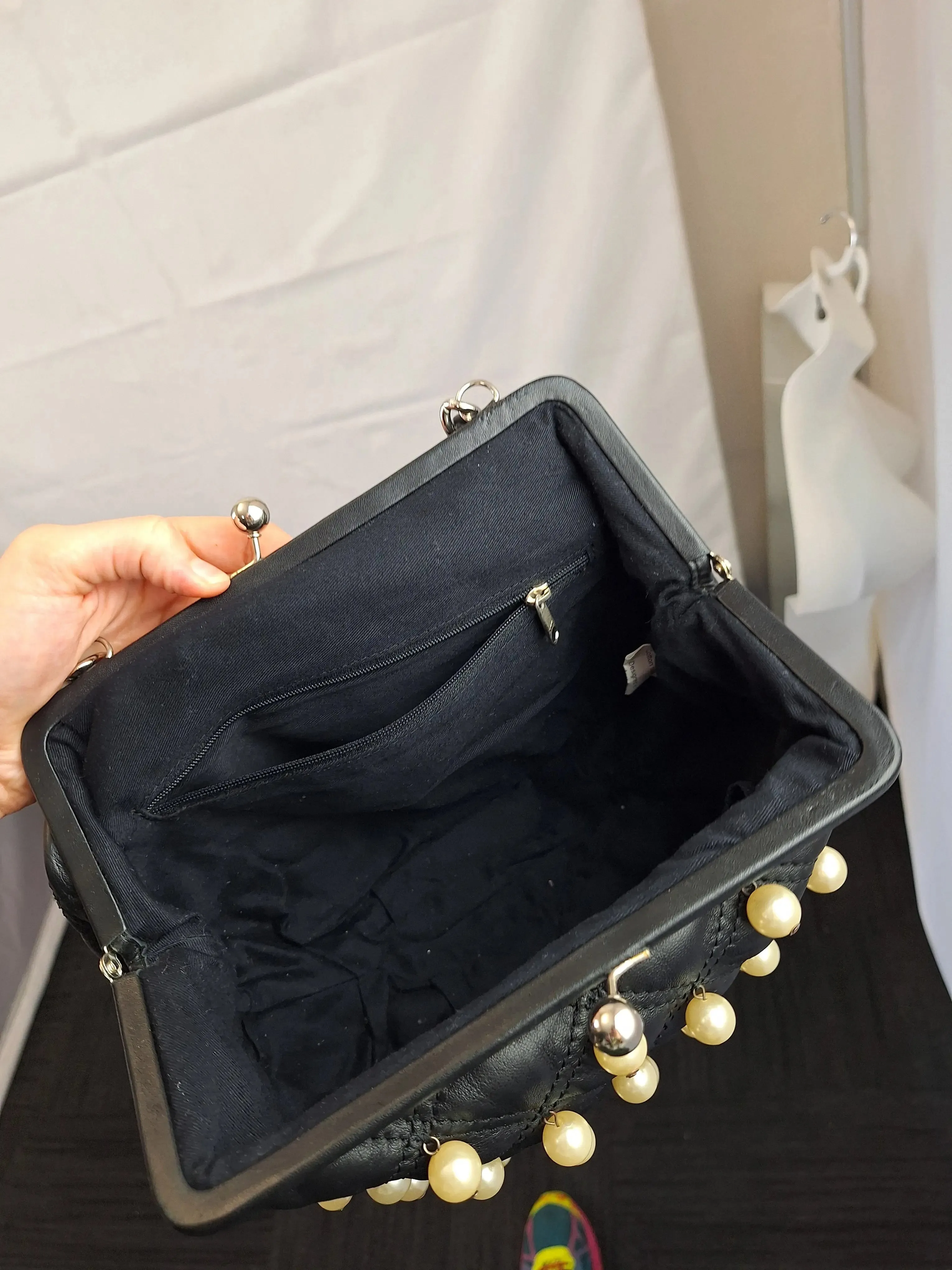 Alannah Hill Elegant Pearl Pouch Bag