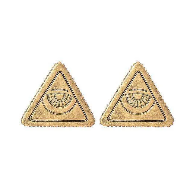 All Seeing Eye   Sacred Geo Earring