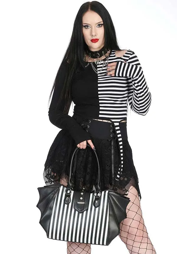 Annabelle [Black/White] | HANDBAG