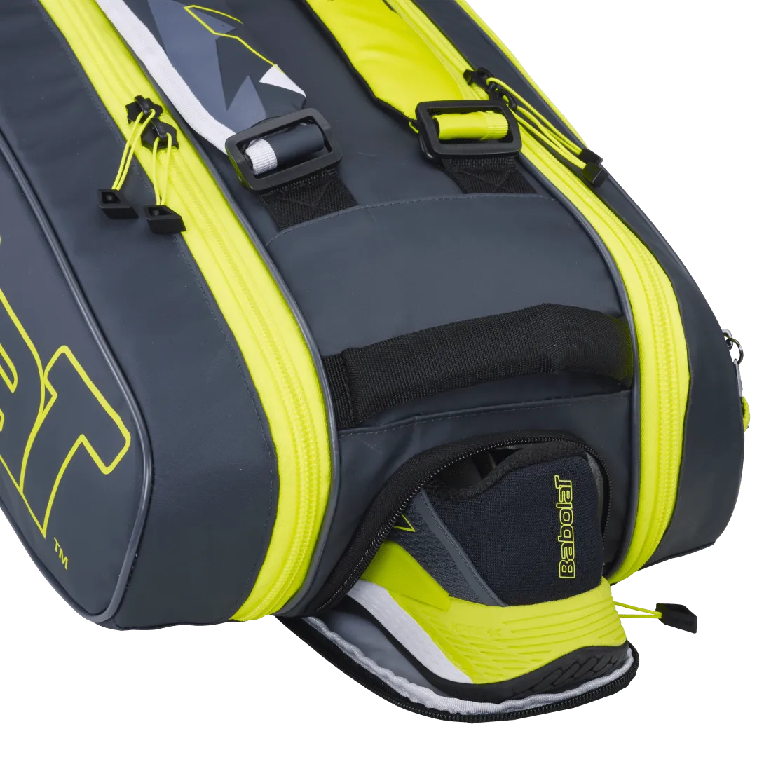 Babolat Pure Aero 2023 6-Pack Bag (Grey/Yellow)