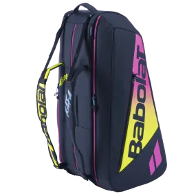 Babolat Pure Aero Rafa Origin 12-Pack Bag (Blue/Yellow/Pink)