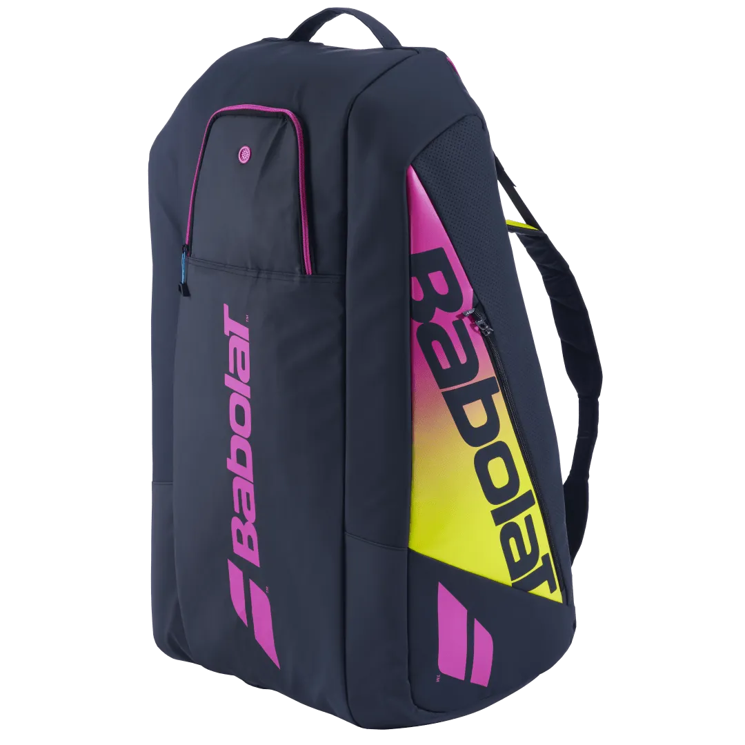 Babolat Pure Aero Rafa Origin 12-Pack Bag (Blue/Yellow/Pink)