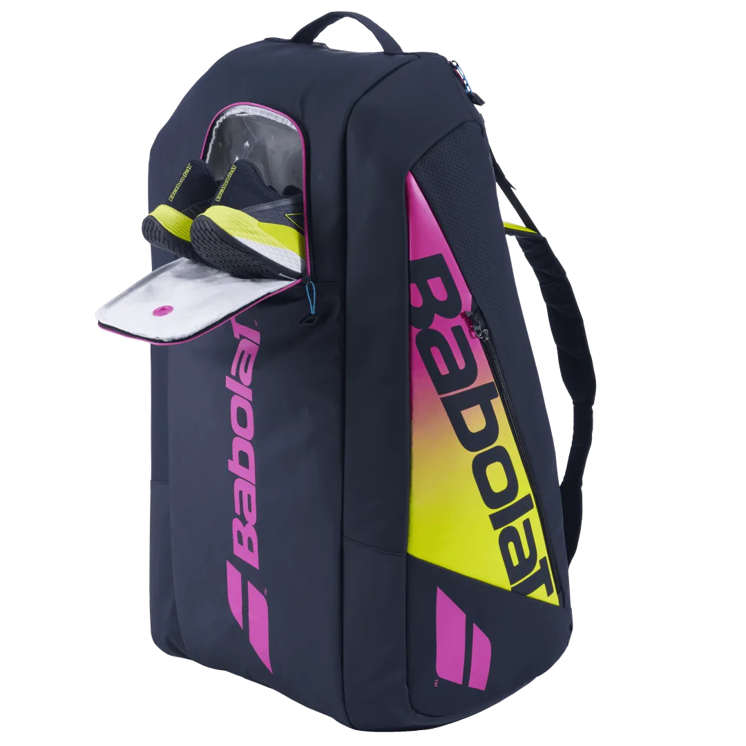 Babolat Pure Aero Rafa Origin 12-Pack Bag (Blue/Yellow/Pink)