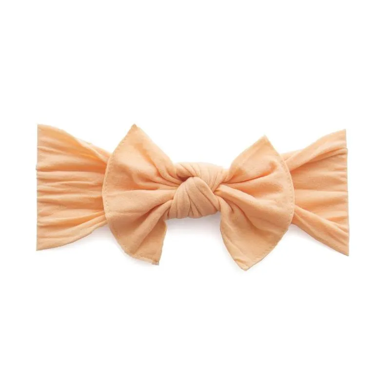 Baby Bling Bows - Classic Knot - Apricot