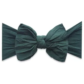 Baby Bling Bows - Classic Knot - Forest Green