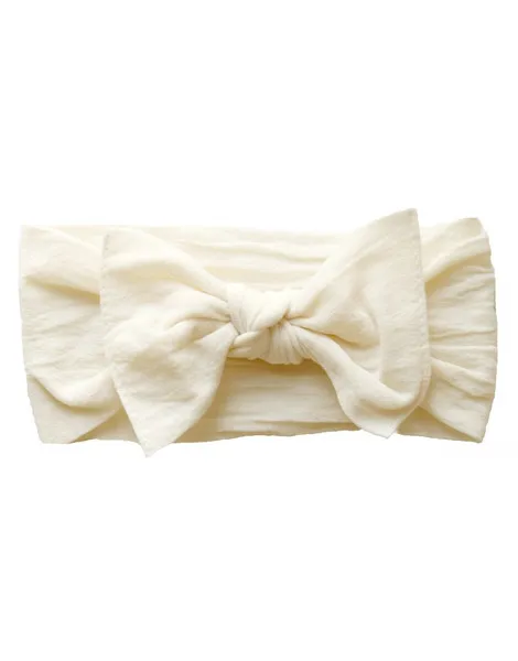 Baby Bling Bows - Classic Knot - Ivory