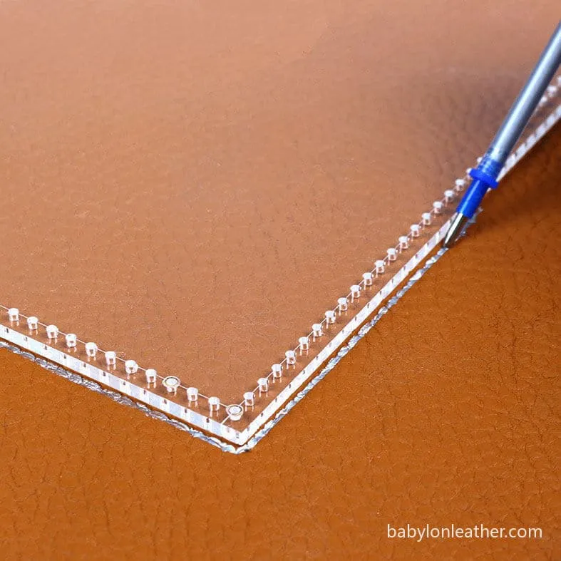 BABYLON™ Elegant Leather Clutch Pattern AAB-527