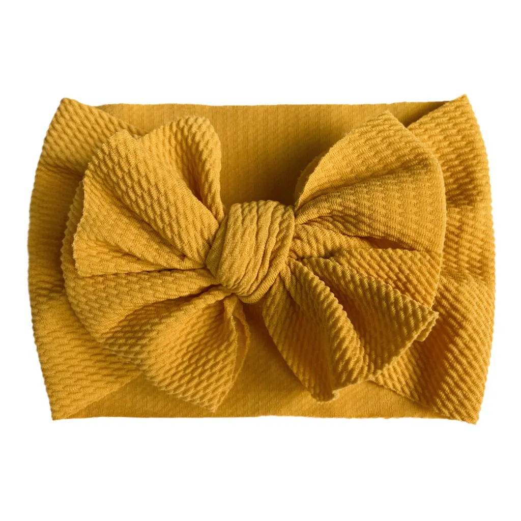 Babymoon Kids Girls Textured Bow Hairband | Baby Headband | Hair Accessories