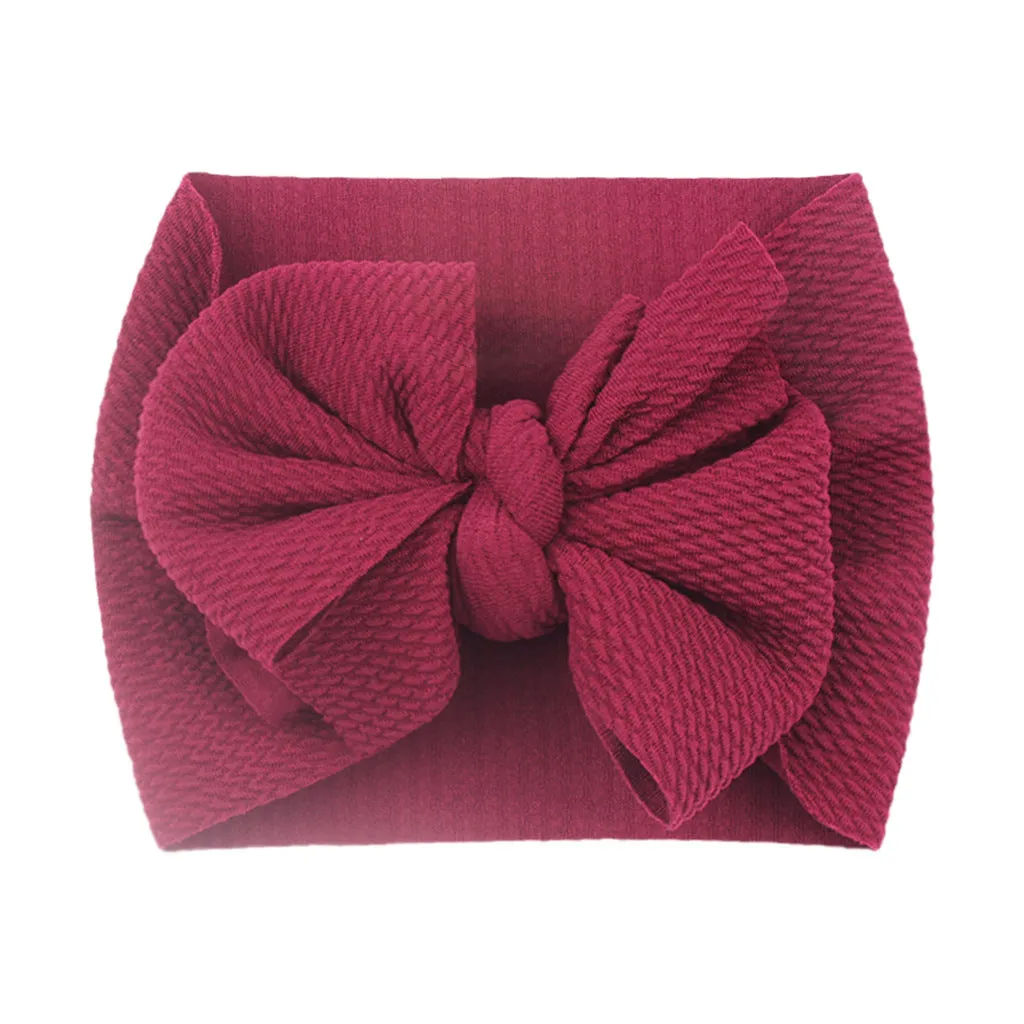 Babymoon Kids Girls Textured Bow Hairband | Baby Headband | Hair Accessories