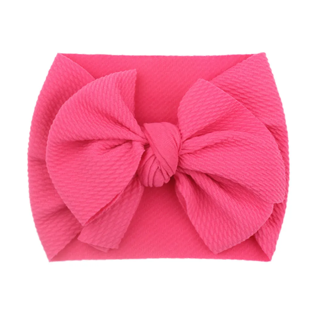 Babymoon Kids Girls Textured Bow Hairband | Baby Headband | Hair Accessories