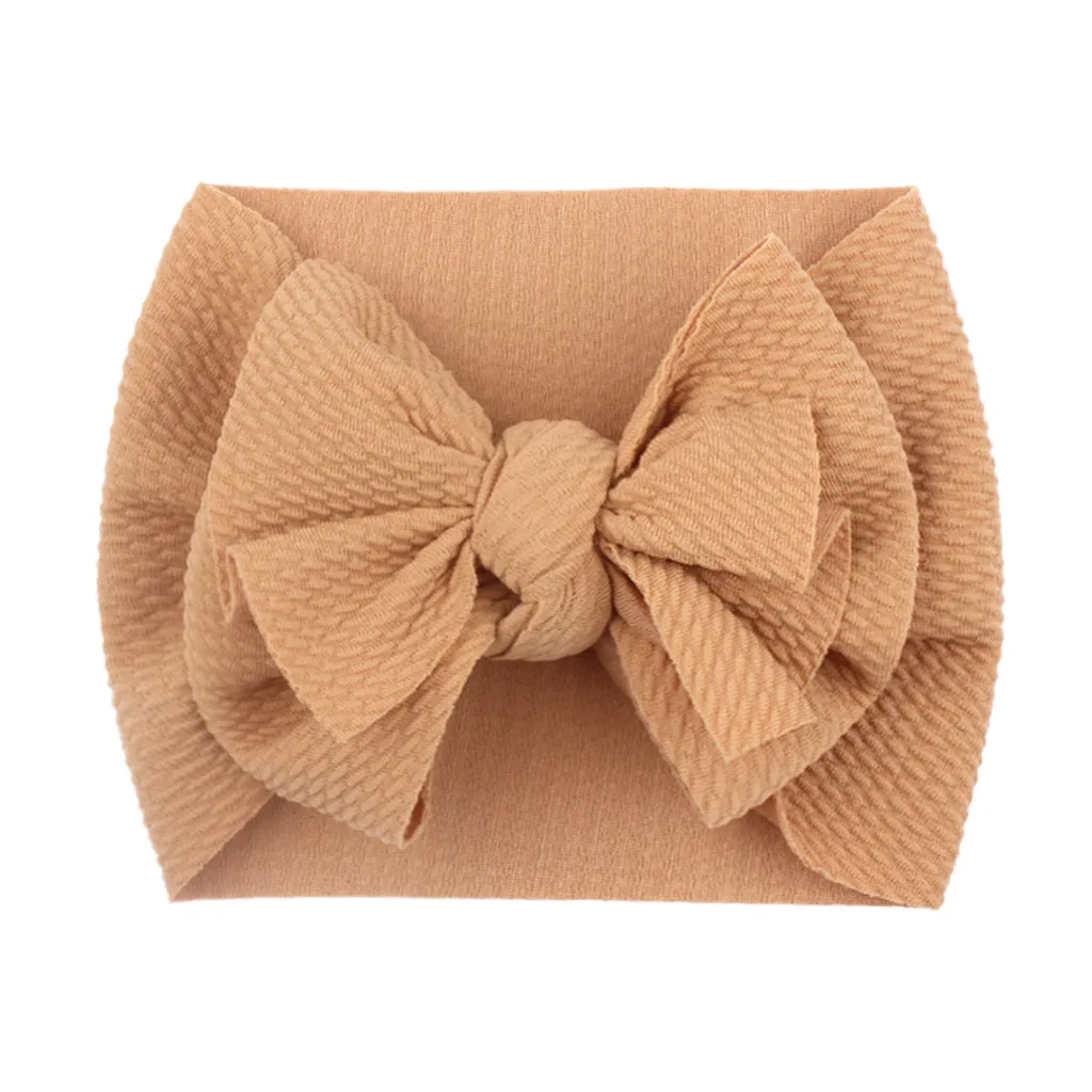 Babymoon Kids Girls Textured Bow Hairband | Baby Headband | Hair Accessories