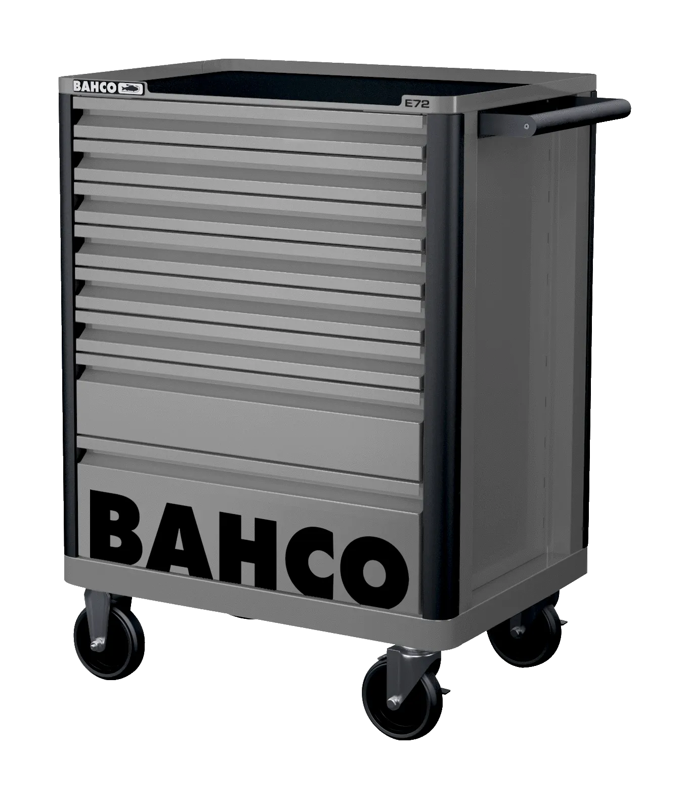 Bahco 1472K8GREY E72 8 Drawer Grey Mobile Roller Cabinet