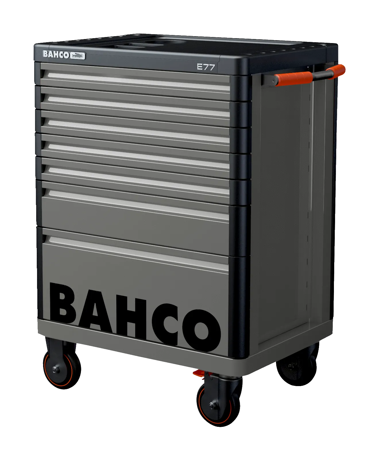 Bahco 1477K7GREY E77 Premium 7 Drawer Grey Mobile Roller Cabinet