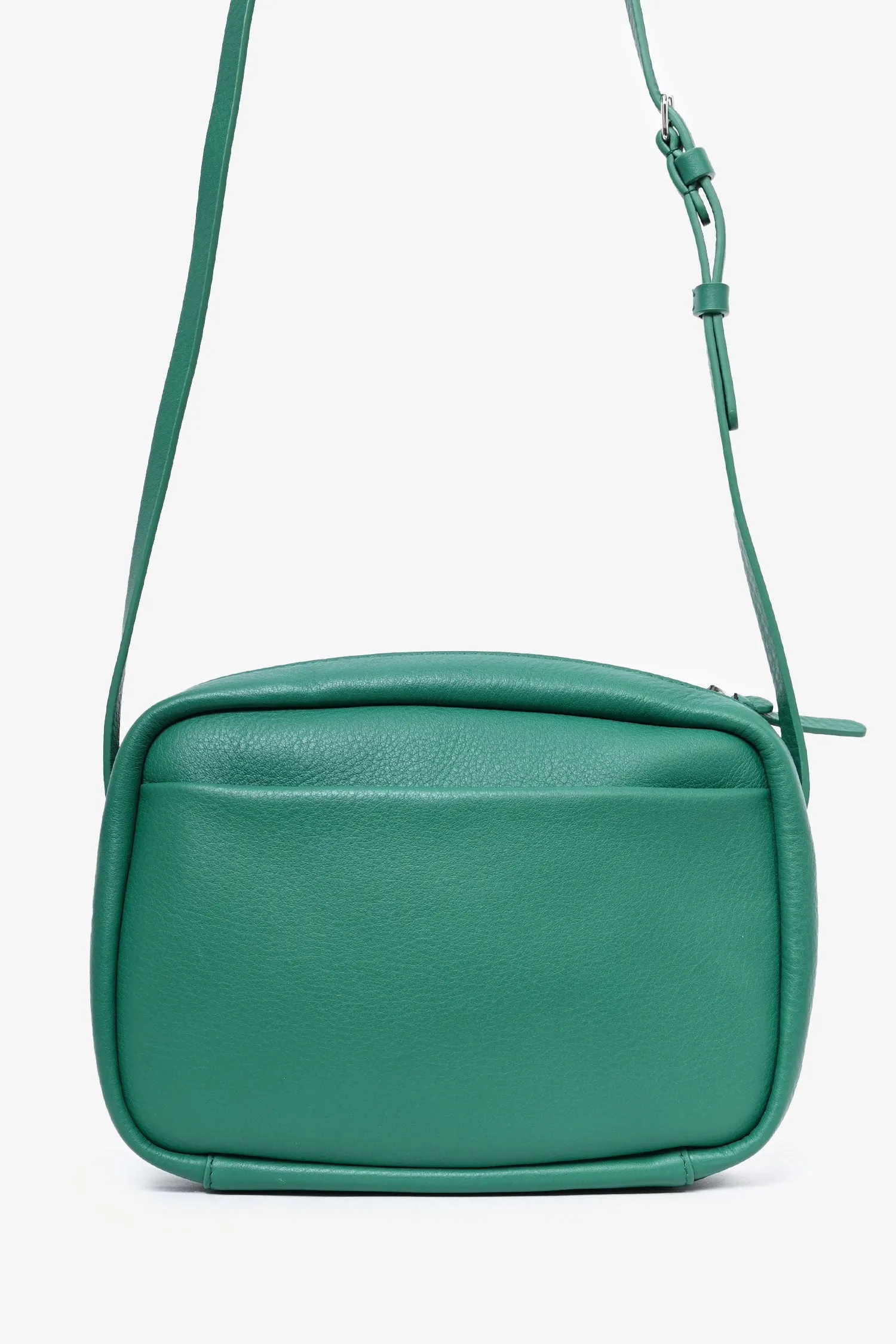 Balenciaga Green Leather 'Everyday' Crossbody Bag