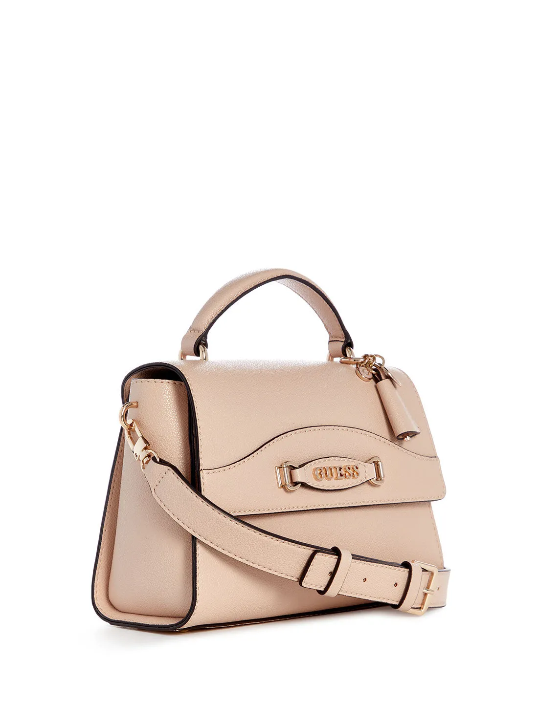 Beige Emera Satchel Bag