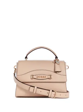 Beige Emera Satchel Bag