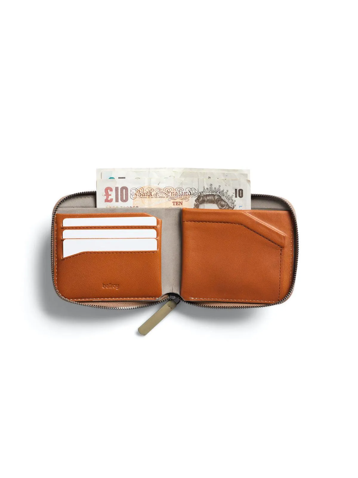 Bellroy Zip Wallet Terracotta RFID