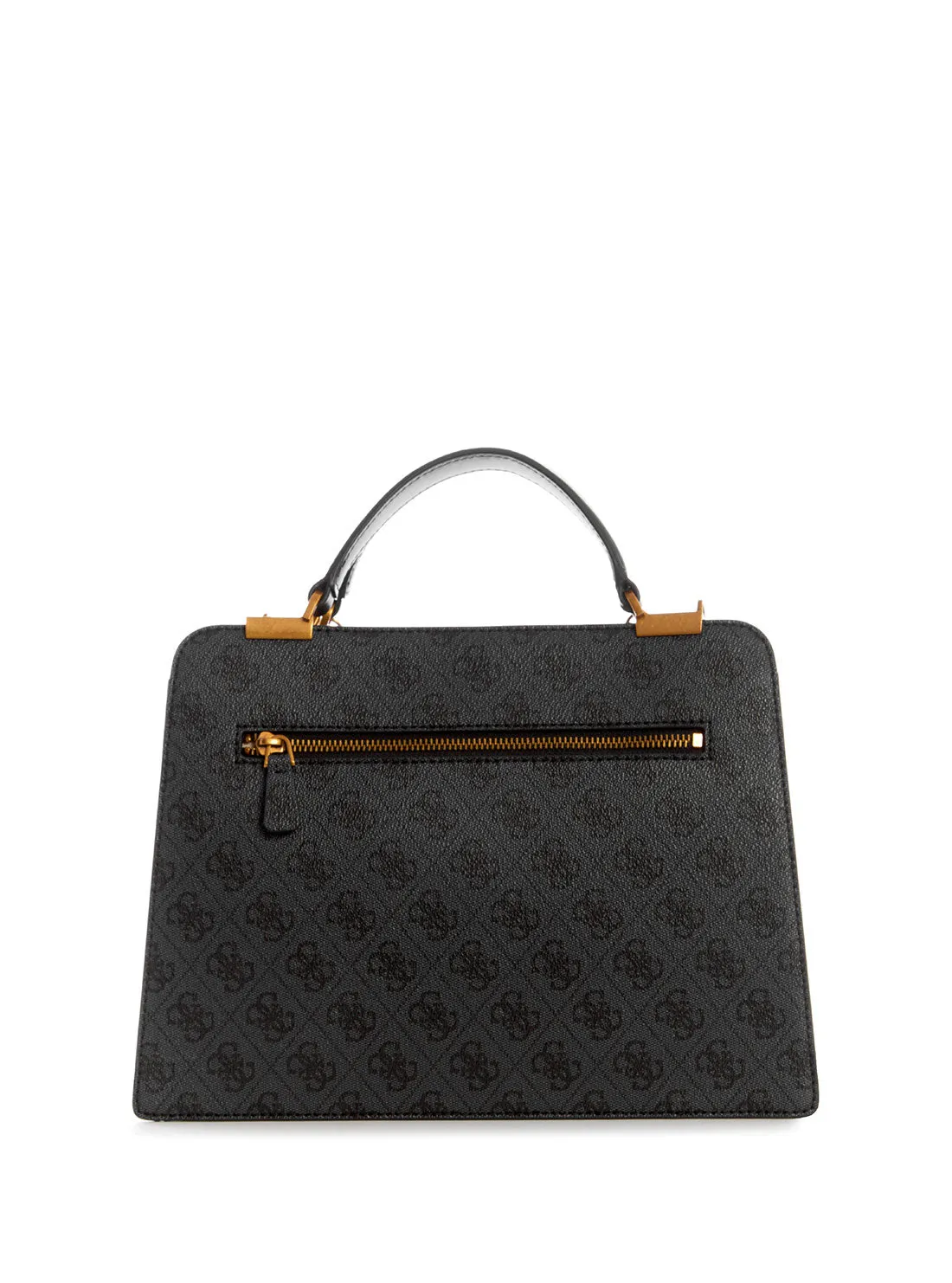 Black Kristle Logo Girlfriend Satchel Bag