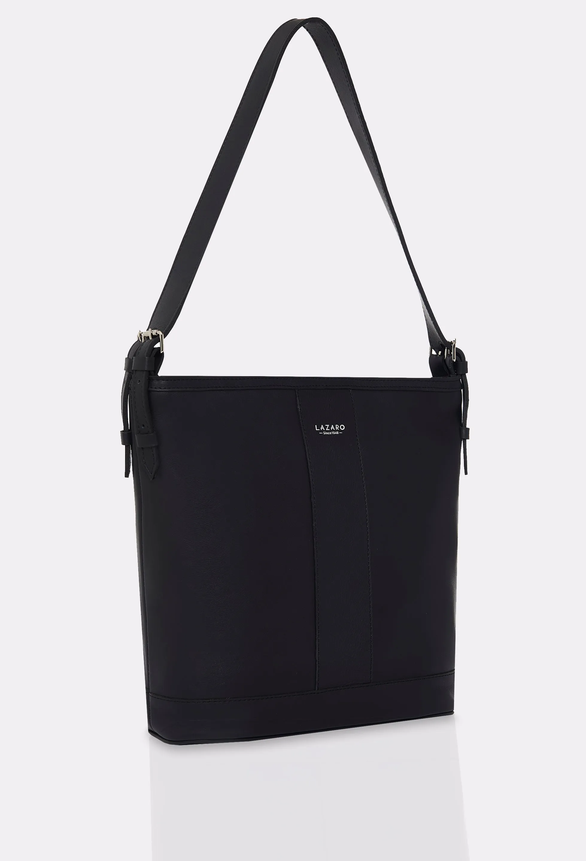 Black Leather Tote Bag Montana