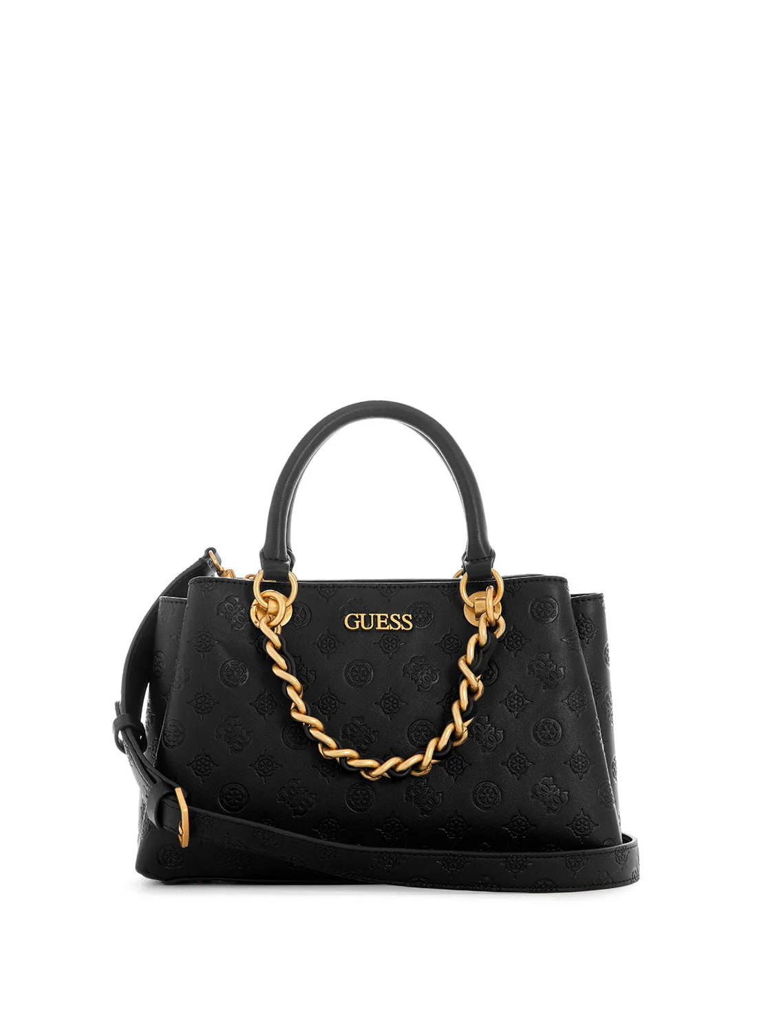 Black Logo Geva Small Girlfriend Satchel Bag