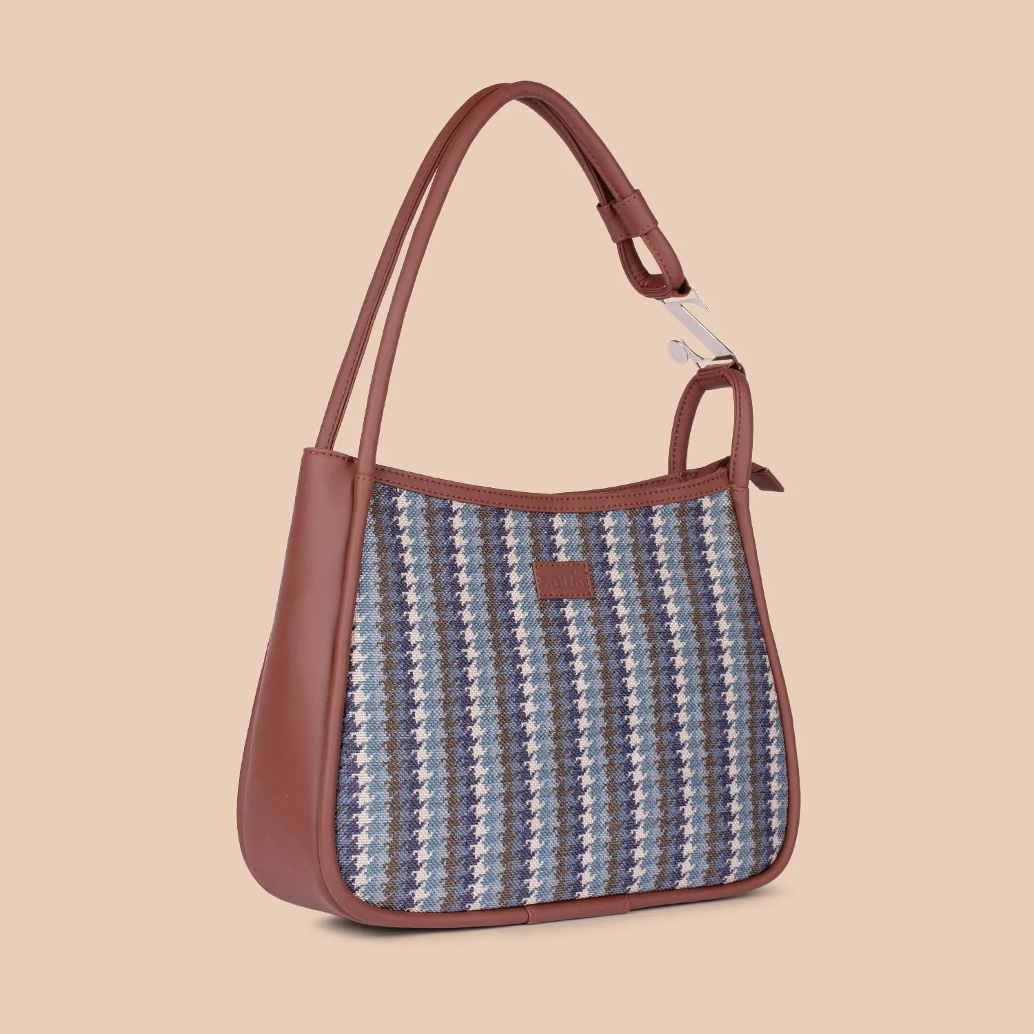 Bombay Houndstooth Sleek Shoulder Bag