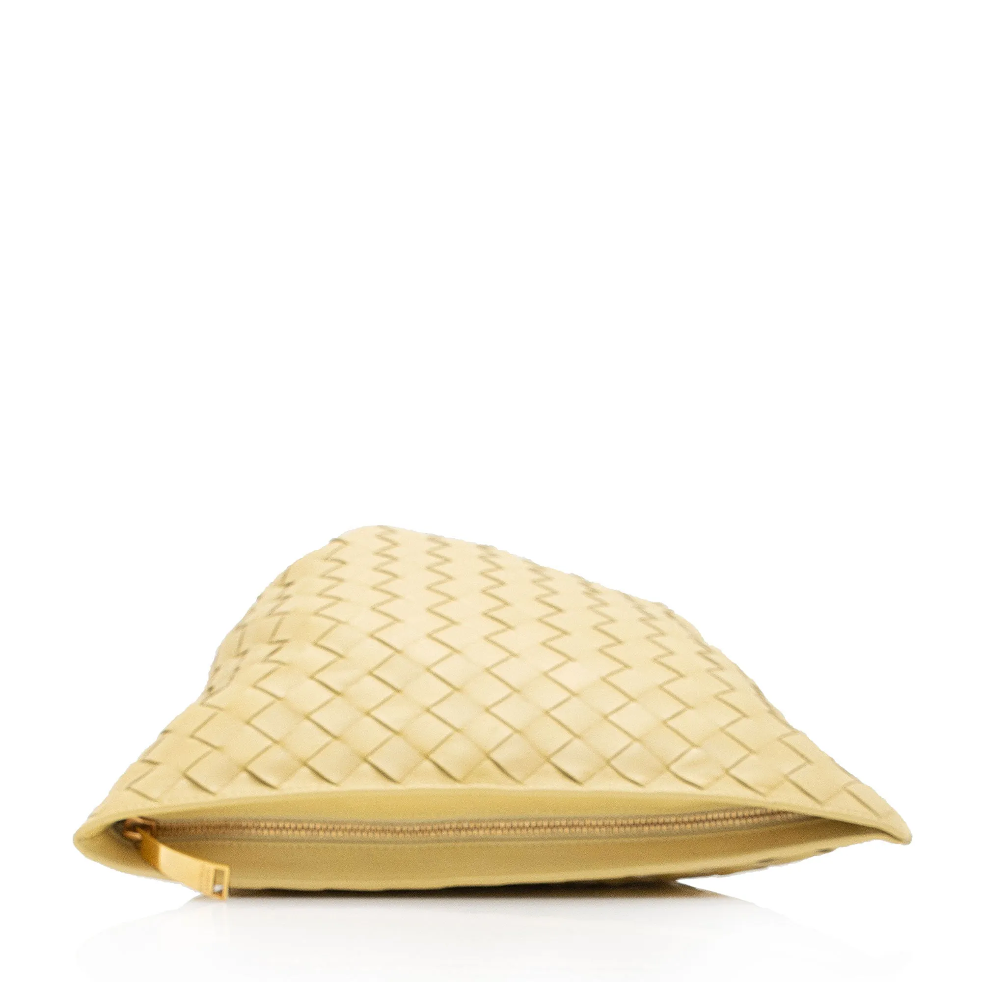 Bottega Veneta Intrecciato Nappa Twist Clutch (SHF-qXeh4E)