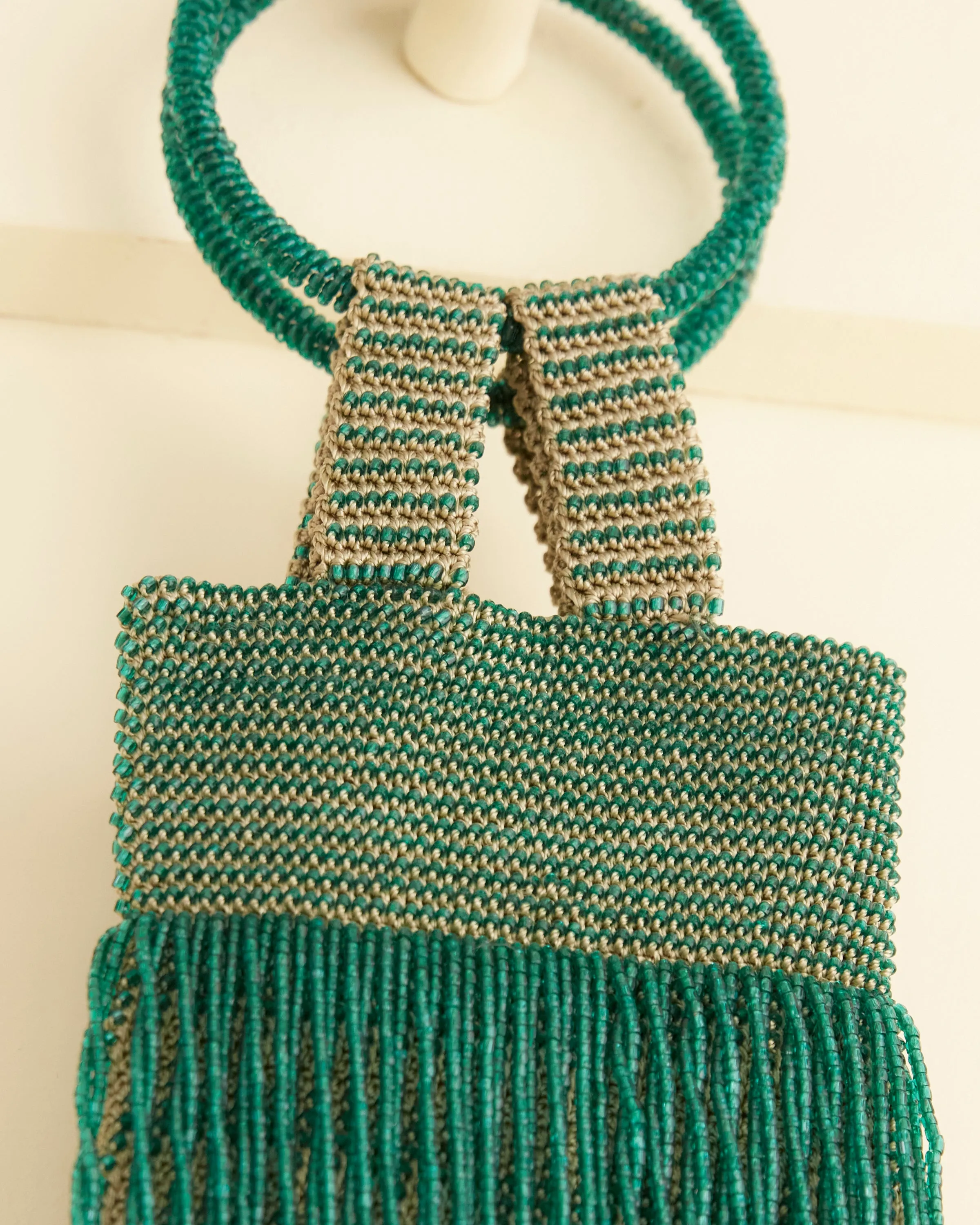 Bracelet Evening Bag - Blue/Green