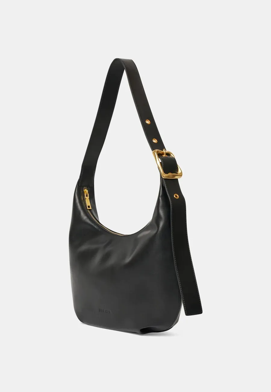 Brie Leon Large Everyday Croissant Bag Black