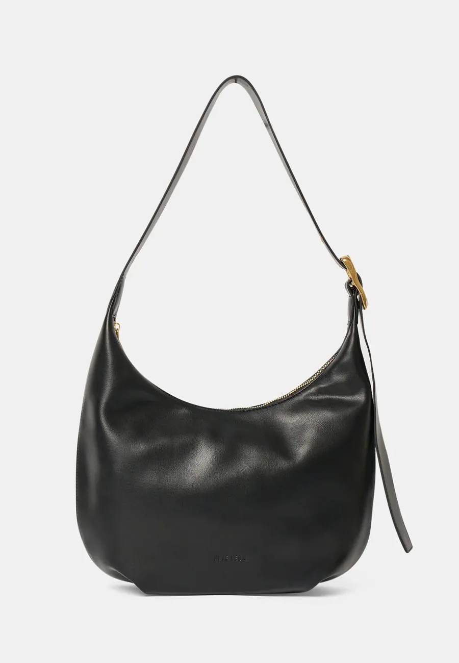 Brie Leon Large Everyday Croissant Bag Black