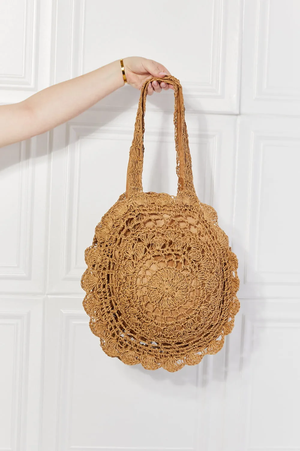 Brunch Time Straw Rattan Handbag