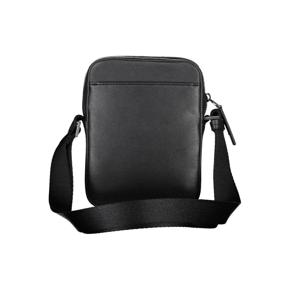 Calvin Klein Elegant Black Shoulder Bag with Sleek Detailing