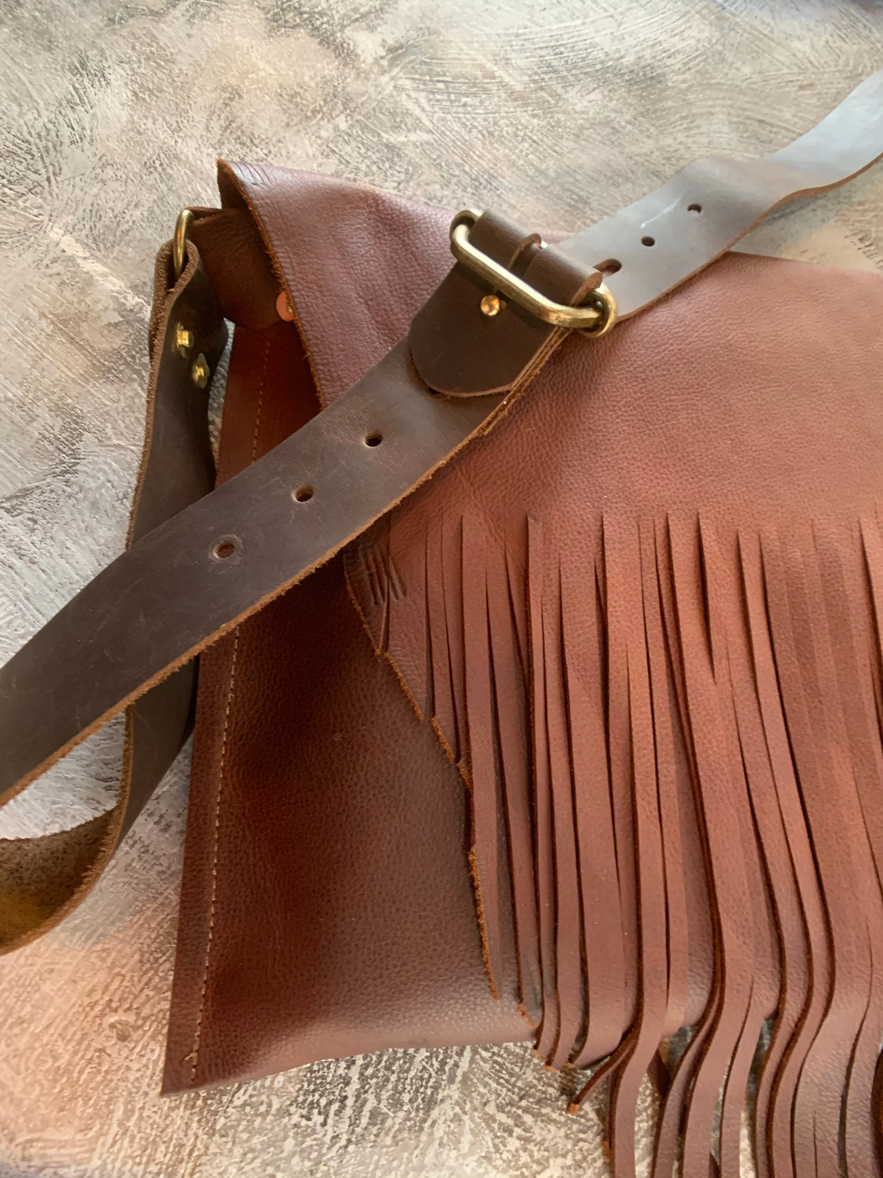 “Canadian Crush” Fringe Cross-Body Bag