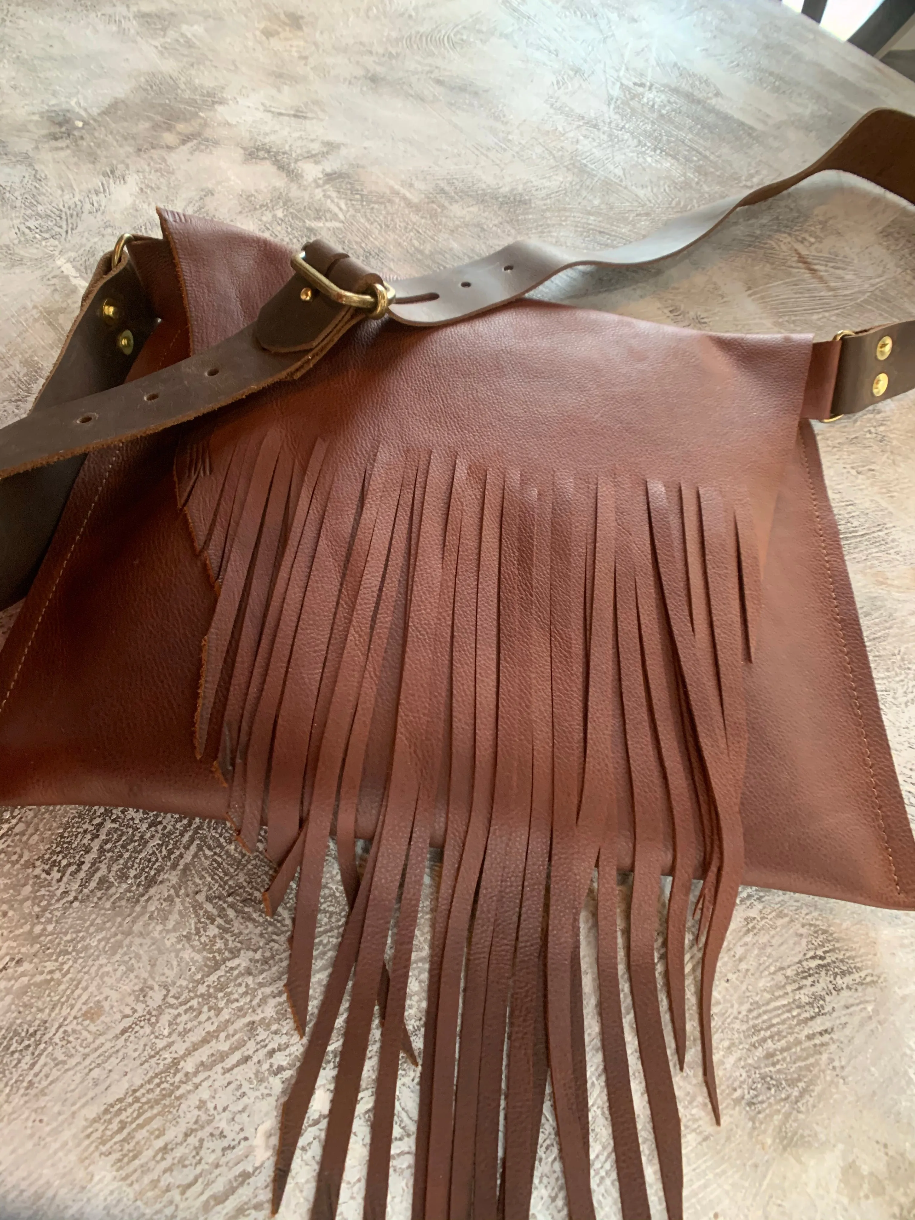 “Canadian Crush” Fringe Cross-Body Bag