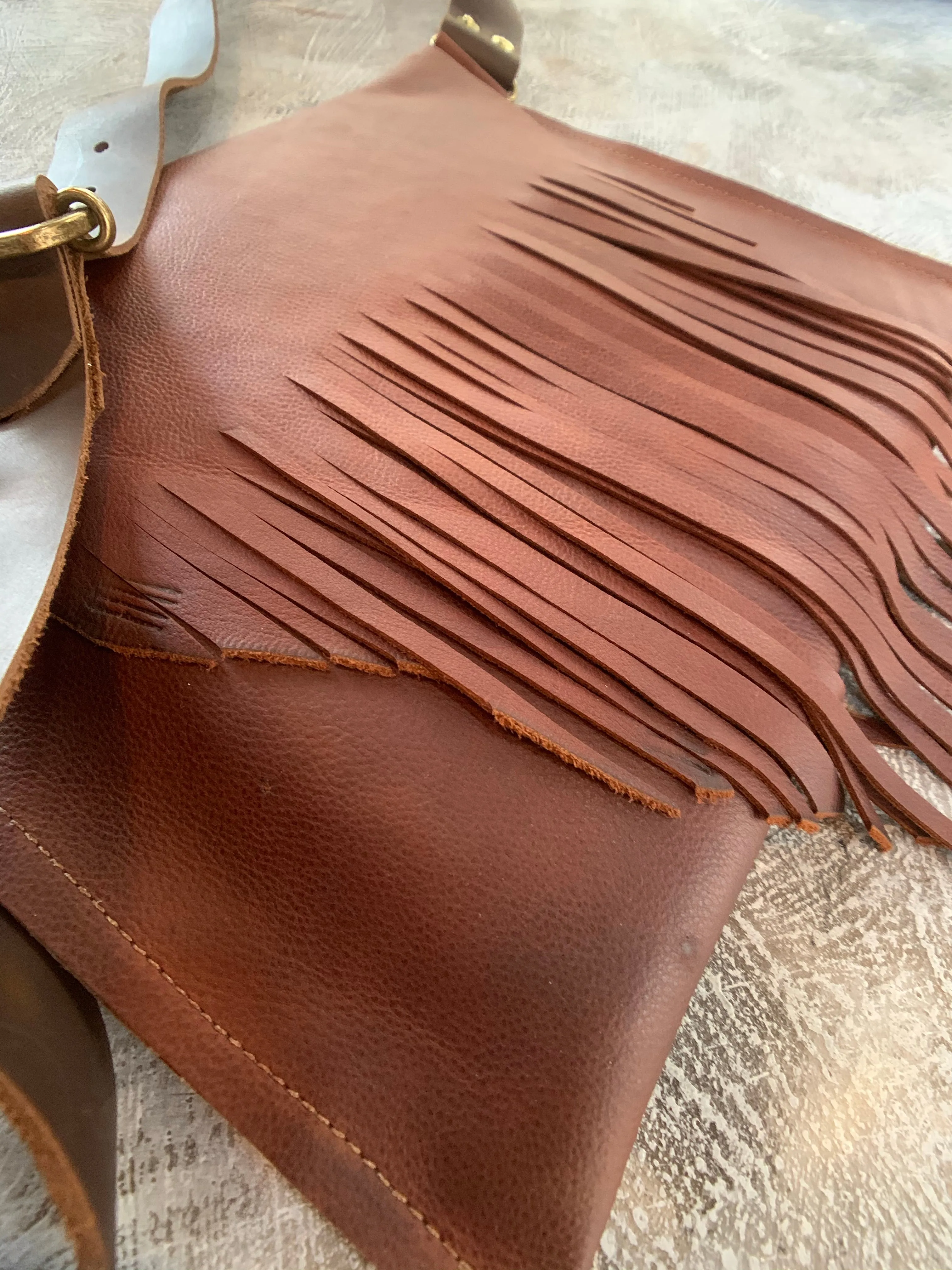 “Canadian Crush” Fringe Cross-Body Bag