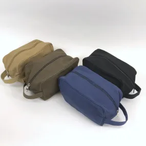 Canvas wash bags