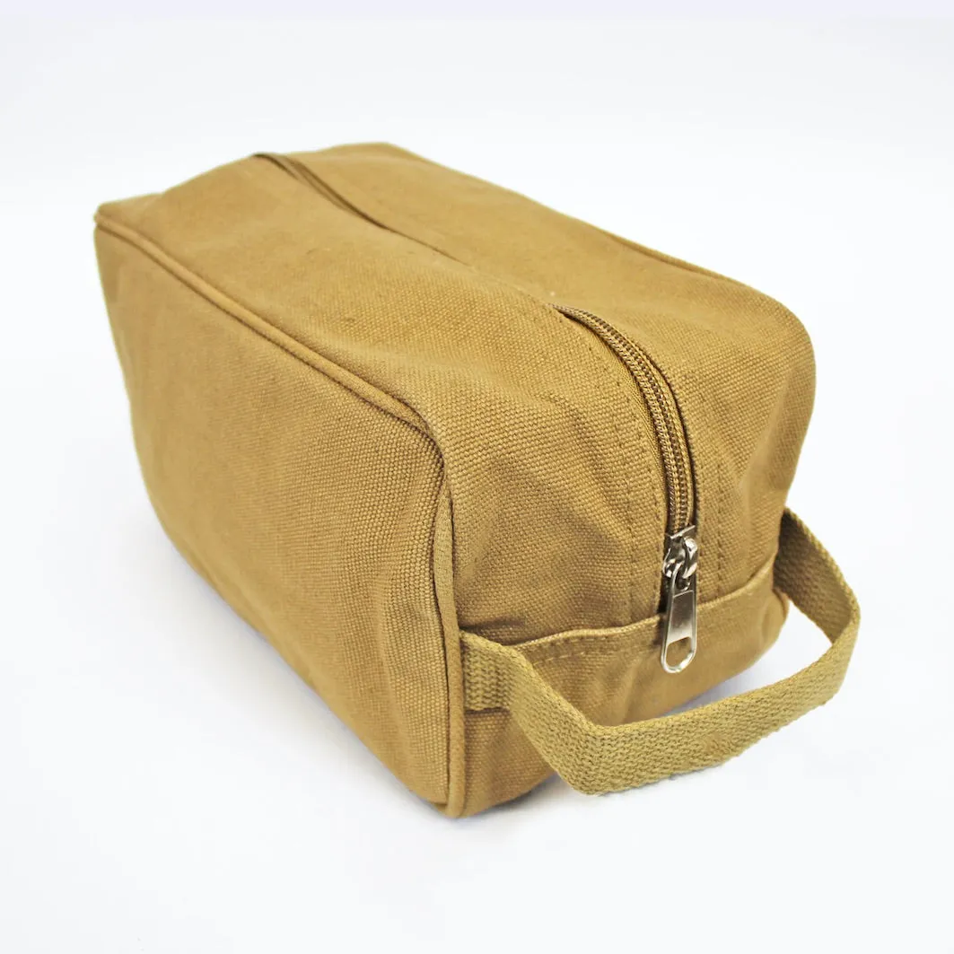 Canvas wash bags