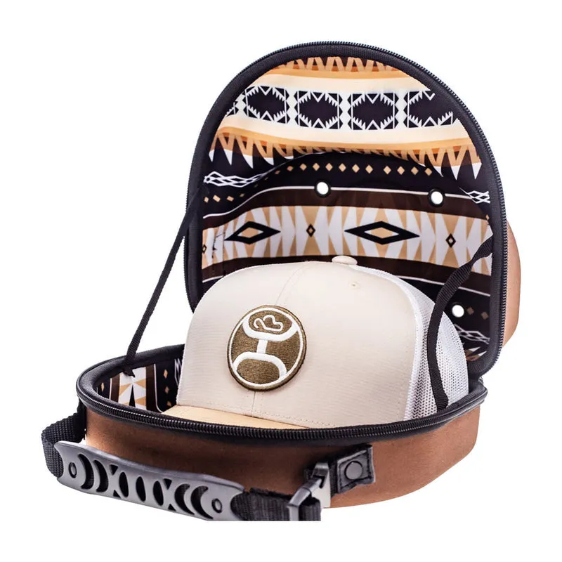 Cap Carrier - Brown with Black/Brown & Tan Aztec Interior