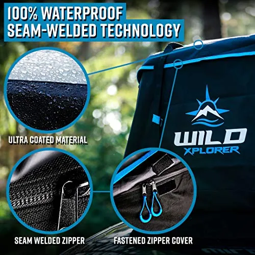 Car Rooftop Cargo Carrier Bag XXLarge 6 Suitcase Waterproof Car Roof Bag