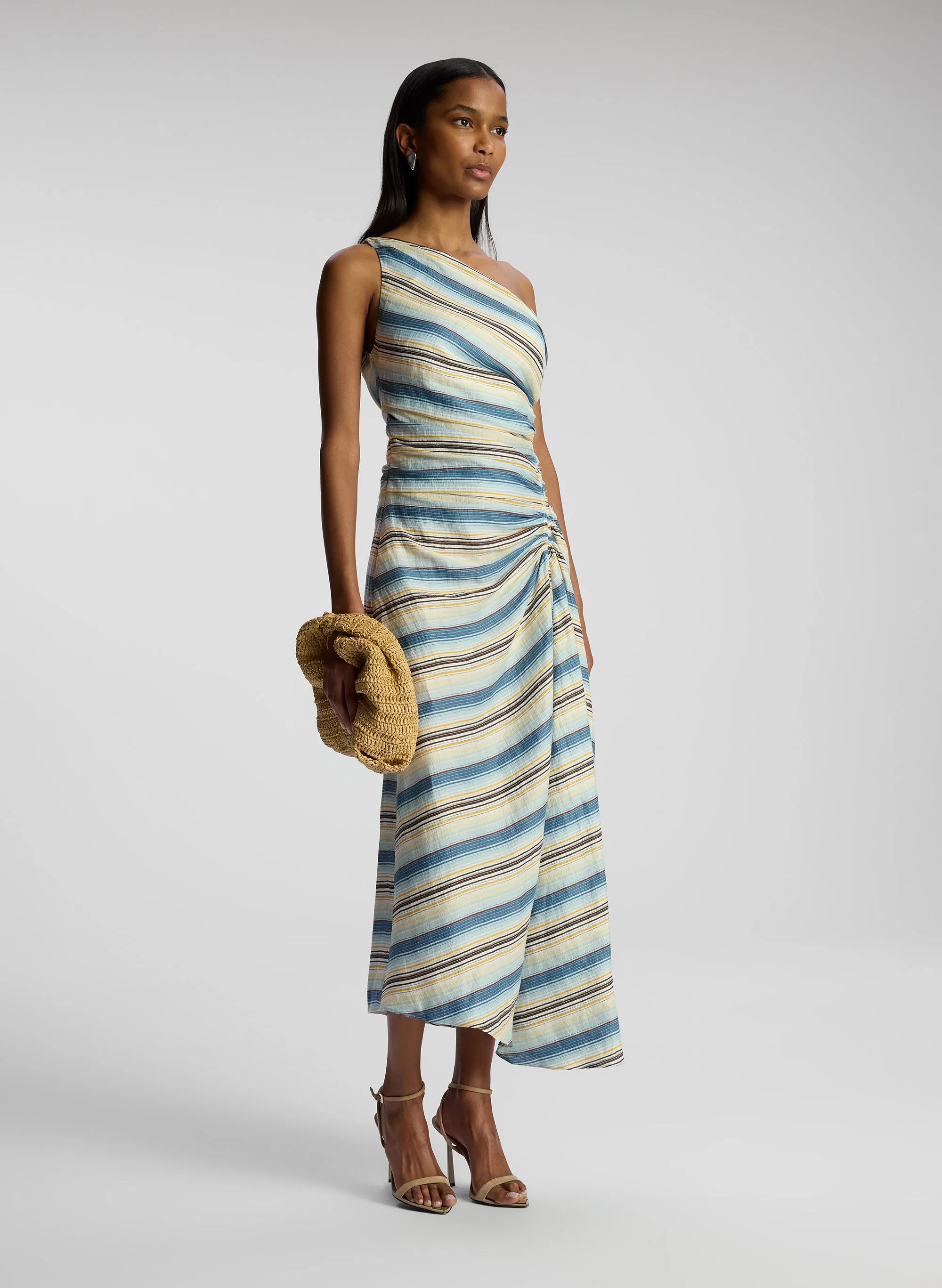 Carolyn Linen Midi Dress